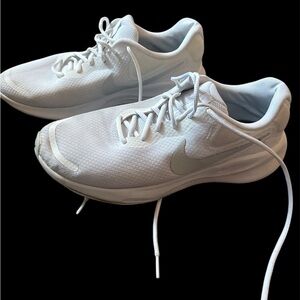 Nike men's All-White Athletic Sneakers